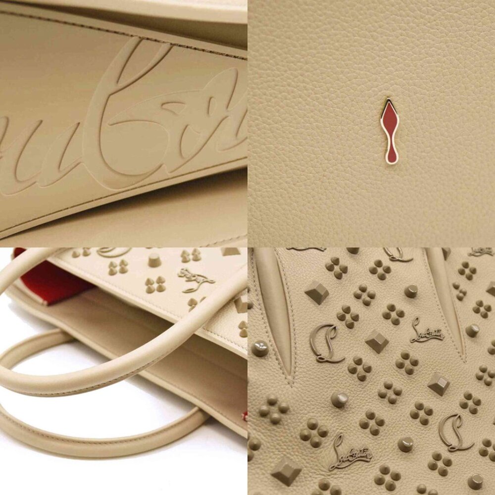 Christian Louboutin Women's Natural Leather Tote Handbag - Picture 4 of 6